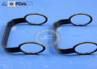 Black Molding Silicone Rubber Parts EPDM Rubber Handle Necklace Grommet Type