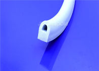 Heat / Fuel Resistant Silicone Sponge Rubber Strips High Pressure Flexible Extrusion